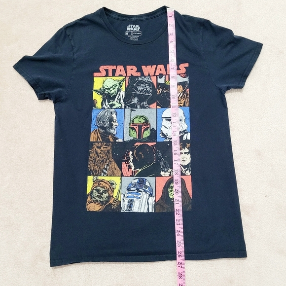 Star Wars Men's Graphic T-Shirt Size M VFifthSun Black Short Sleeve Retro - Picture 7 of 8